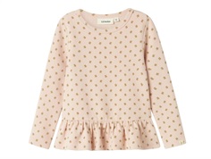 Lil Atelier bluse peach whip med blomster